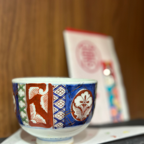 [Koimari Tailor-made] Ancient Imari Ware Candle - Teacup size