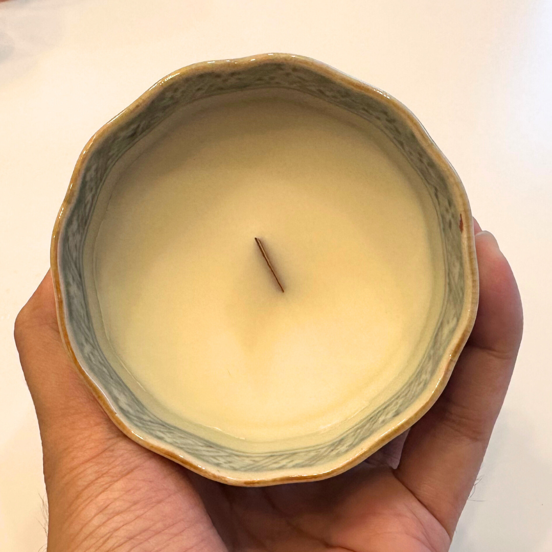 [Koimari 004] Ancient Imari Ware Candle