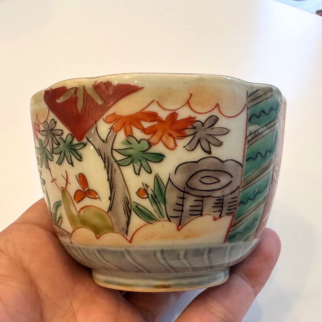 [Koimari 004] Ancient Imari Ware Candle